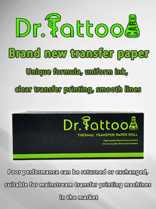 Rollo térmico clásico Dr. <span class=keywords><strong>Tattoo</strong></span> para tatuaje manuscrito y transferencia a máquina accesorios de maquillaje permanente - Product Image 5