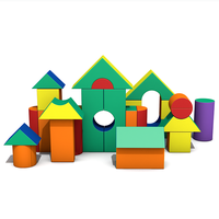 Maison de ville intelligente Plus, jouets éducatifs personnalisés, équipement de jeu géant en plastique, ensemble de blocs de construction pour enfants