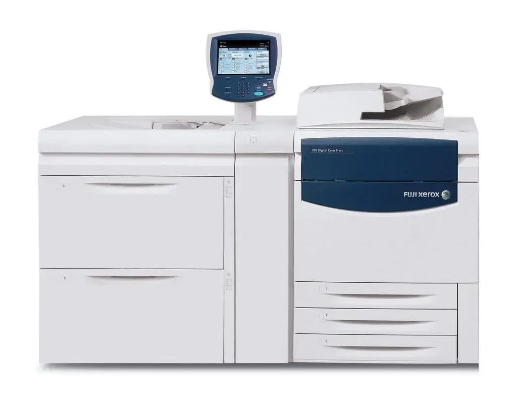 Xerox C700 770 700I renkli lazer dijital makine için sonlandırıcı fotokopi makineleri ile yüksek hızlı dijital baskı fotokopi makinesi tam set