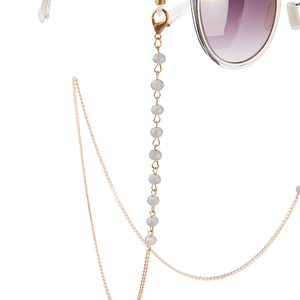 Bracelet de lunettes de soleil avec chaîne et cordon, 2 pièces, accessoires pour verres de lecture de styliste OEM ODM - Product Image 1