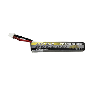 <span class=keywords><strong>Lipo</strong></span> 배터리 접힌 셀 DOGCOM <span class=keywords><strong>330mAh</strong></span> 95C 마이크로 FPV 드론용 1S HV 3.8V BT2.0 - Product Image 1