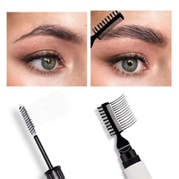 Cire de lamination des sourcils en gros OEM avec brosse, gel coiffant pour sourcils longue durée, étiquette privée personnalisée, gel pour sourcils végétalien