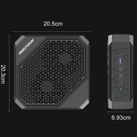 NUEVO MINISFORUM HX99G 2023, AMD R9-6900HX 8 núcleos 16 hilos, GPU RX6600M 8G dedicada, 64GB RAM, 512GB SSD, Mini PC de Escritorio
