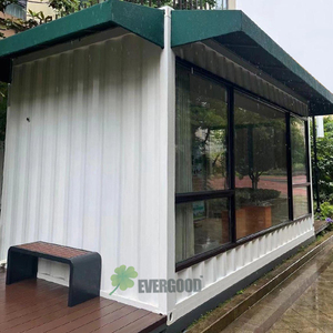 <span class=keywords><strong>Cabane</strong></span> modulaire de loisirs de jardin personnalisable, confortable et petite, avec salle de bain, préfabriquée, mobile, conteneur en acier de 20 pieds, maison de campagne - Product Image 4