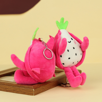 Groothandel Schattige Draak Fruit Pluche Sleutelhanger Knuffel Beeldje Pop Op Maat Creatieve Knuffels Knuffel Voor Cadeau