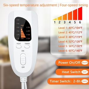Coussin chauffant chauffe-pieds et couverture électrique avec protection contre la surchauffe Batterie USB 1200mAh certifiée <span class=keywords><strong>PSE</strong></span> Couverture complète des pieds - Product Image 4