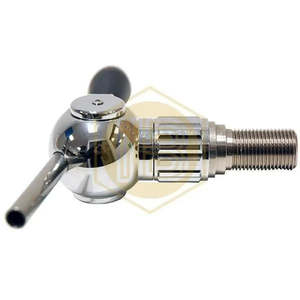 Rubinetto per birra cromato Cosmo con compensatore L35 - Product Image 6