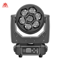 350W RGBW 4-in-1 LED Zoom Wash Moving Head Lights mit DMX512-Steuerung, 540/270° Schwenk-/Neigefunktion, unterstützt mehrere LED-Streifen und Makro-Effekte