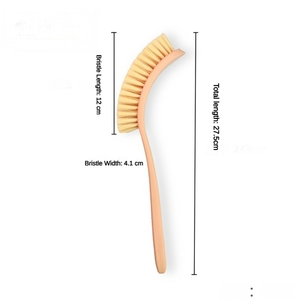 <span class=keywords><strong>Brosse</strong></span> à casseroles incurvée à poils denses, résistante à l'huile, pour une utilisation sûre et suspendue, idéale pour la maison - Product Image 3