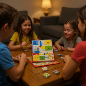 Animal Flying Chessboard Parchis Game 6Pcs Board Game For Kids And Family Fun Play - Product Image 2