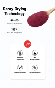 Bubuk Jus Buah <span class=keywords><strong>Acai</strong></span> Berry Organik yang Dapat Larut dalam Air, Dikeringkan Secara Semprot, Grosir dalam Jumlah Besar - Product Image 4