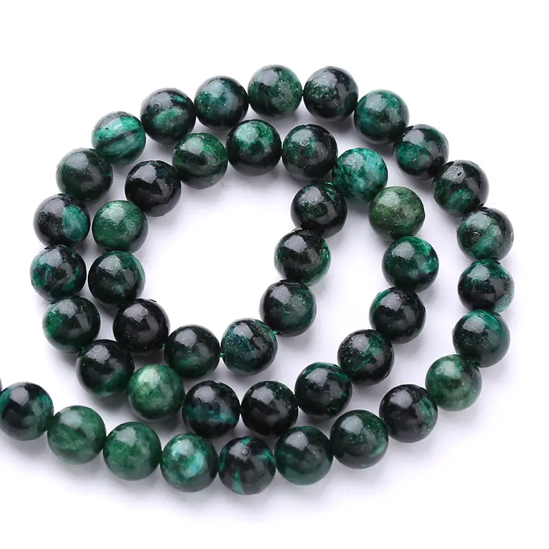 6-10mm Emerald Stone Emeraude Loose Stone Beads Emerald Gemstone Real Stone Beads Natural
