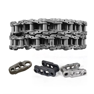 Cadenas de oruga para excavadora, eslabón de oruga con conjunto de zapatas, material negro 35MnB, forjado/fundido, pieza de tren de rodaje - Product Image 6