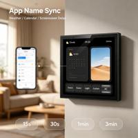 XZJ Panneau de commande central intelligent 4 pouces WiFi Zigbee Tuya avec écran, interrupteurs muraux de scène, système d'automatisation, produits pour la maison intelligente