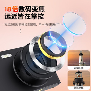 Komery กล้องดิจิตอล64mp วิดีโอ HD แบบพกพาสำหรับการเดินทางนักเรียนใช้ร่วมกับ Usb2.0 OTG - Product Image 5