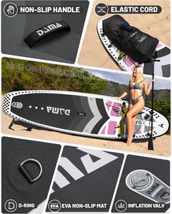 กระดานยืนพาย Dama Wholesale ISUP สำหรับเล่นเซิร์ฟ ตกปลาในทะเล ขนาด 11'*34" แบบเป่าลม รุ่น DM24 Constructio - Product Image 4