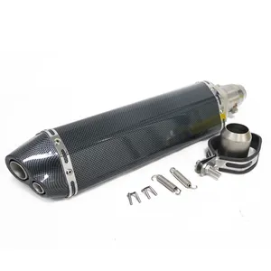 Stainless Steel exhaust motorcycle muffler for Z900 CBR1000 GSXR1000 MT07 FZ1 R6 R15 R3 ZX6R ZX10 MSX 125 CRF230 ER6N