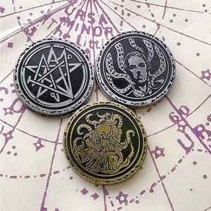 Moneta commemorativa Meijia CC-A-07/1 con logo 3D in metallo, smalto morbido e duro, placcatura fronte-retro, personalizzata in lega <span class=keywords><strong>di</strong></span> zinco, Challenge Coin - Product Image 4