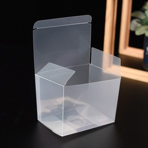 Tùy Chỉnh Trong Suốt Gấp <span class=keywords><strong>PVC</strong></span> Hộp Có Thể Tái Chế Acetate Rõ Ràng Nhựa Hộp Quà Tặng Với Logo Thân Thiện Với Môi Bao Bì - Product Image 3
