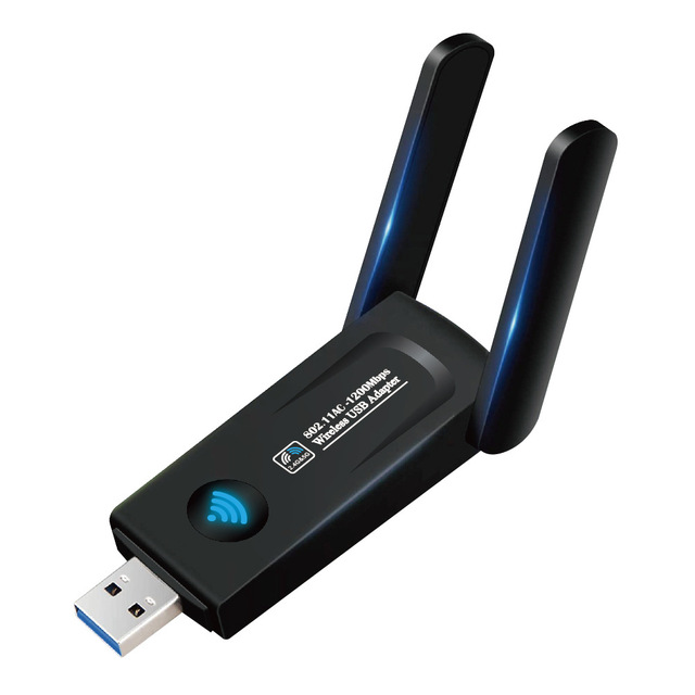 1200M dual-band Gigabit USB3.0 wireless network card WIFI signal receiver RTL8812AU WIN10 driver-free