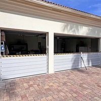 Barrière anti-inondation en aluminium démontable de qualité 6063, alliage de barrière de retenue d'eau avec tempérament T5 pour magasin
