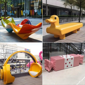 Silla de ocio personalizada de Guangdong para exteriores, con diseño para centros comerciales, parques, jardines y espacios públicos de espera, con hermosa presentación. - Product Image 3