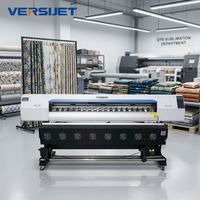 Imprimante jet d'encre à sublimation Versijet 1,8 m avec double tête d'impression rouleau-à-rouleau, garantie 1 an