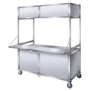 Carrelli Pieghevoli per la Consegna di Cibo, Bevande, Gelati e Snack per Negozi Alimentari e Mercati Notturni - Product Image 1