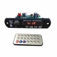 JK6838BT Estéreo 15W X 2Ch Alta Potencia Trolley Altavoz Módulo AMP Reproductor de MP3 Bluetooth Audio Placa de Amplificador de Potencia Digital