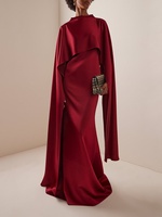 Robe de bal élégante et sophistiquée, longue, d'été, en tissu naturel, avec motif losanges, couleur unie, ourlet large, coupe ample, amincissante, taille haute, à séchage rapide