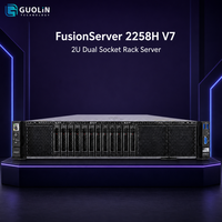Nouveau serveur d'infrastructure d'entreprise FusionServer 2258H V7 2U en rack pour la virtualisation et l'hébergement cloud