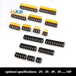 5 pin 9.5 mét rào cản <span class=keywords><strong>300V</strong></span> 3A khối thiết bị đầu cuối dải kết nối PCB núi 9500 rào cản khối thiết bị đầu cuối - Product Image 2