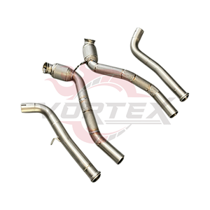 Vortex SS304 Front Pipes for Mercedes AMG G63 W463A W464 4.0L V8 Biturbo M177 Performance Racing Headers <b>Kit</b> - Product Image 1