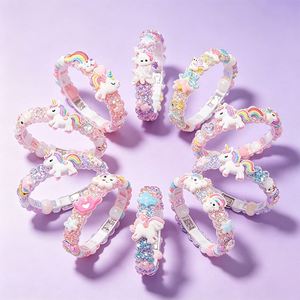 Handmade Headband <b>Craft</b> Kit Girls DIY Hair Bows Clips Ribbons <b>Gems</b> Butterflies Fashion Gift Wholesale Supply - Product Image 5