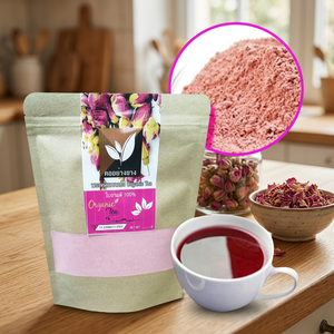 <b>Best</b> Price 100g Rose Powder Spray Dry 100% Pure for Drink Beverage Bakery From Thailand Doi Angkhang DAK-008 24 Months - Product Image 2