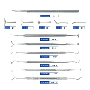 Pulidor Dental Star Teeth de Acero Inoxidable, Herramienta de Modelado de Rellenos de Amalgama de Cabeza Simple y Doble para Equipo de Odontología - Product Image 2