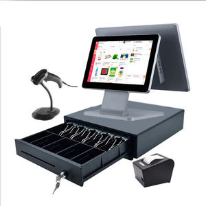 Système de point de vente (PDV) ultra-fin avec écran tactile de 15,6 pouces, imprimante, scanner, terminal tout-en-un pour magasin de détail - Product Image 1