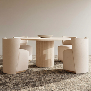 Ferly Gỗ Sồi Bền Ăn Uống Hiện Đại Đặt <span class=keywords><strong>4</strong></span> Chỗ Ngồi Với Ghế Hiện Đại Sang Trọng Phong Cách Phòng Ăn Bàn Đồ Nội Thất - Product Image 2