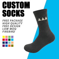 Chaussettes de sport unisexes personnalisées avec logo OEM, respirantes, chaussettes pour hommes, chaussettes de sport tricotées, chaussettes athlétiques pour hommes