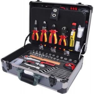 ชุดเครื่องมือช่างไฟฟ้า TOOLS - 911.0628 1/4'' + 1/2' (128 ชิ้น) - EAN 4042146679739 กล่องเครื่องมือพร้อมอุปกรณ์ - Product Image 3