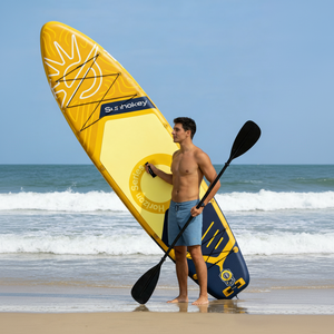 En stock Planche de paddle gonflable SUP avec soudure à chaud, légère, 11'*34''*6'', accessoire de paddleboard SH02/3 amovible - Product Image 1