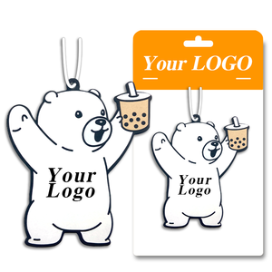 오래 지속되는 사용자 정의 자동차 종이 매달려 향수 나무 디자인 탈취제 냄새 공기 청정기 백미러 향수 향기 - Product Image 1