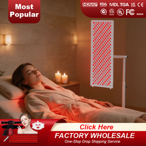 Panneau de luminothérapie infrarouge ILUXRED à écran tactile avec télécommande, panneau de lumière rouge pour usage domestique - Product Image 1
