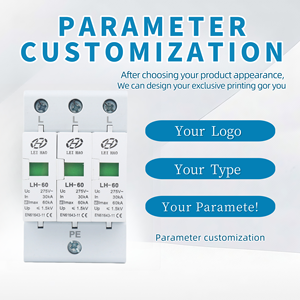 Protector Contra Sobretensiones LeiHao DC SPD Personalizado, 275V 30kA 60kA 2P 3P 4P T2, Dispositivo de Protección Contra Sobretensiones de CA para Sistema Solar - Product Image 2