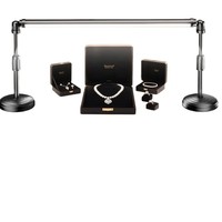 Éclairage d'appoint pour diffusion en direct de bijoux, éclairage de table pour la photographie de natures mortes, éclairage LED pour la photographie de jade et autres objets