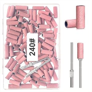 Small Sanding Bands for <b>Nail</b> Drill Mini Bands 180 Fine Grit <b>Nail</b> File Sanding Bands with Upgrade Mandrels Bits - Product Image 4