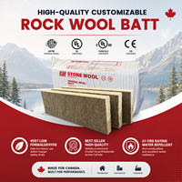 Isolation thermique et phonique en laine de roche conforme aux normes canadiennes ULC S102 S702 ASTM A1CLASS pour murs à ossature bois