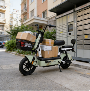 Bicicletas Eléctricas para Adultos al por Mayor, Motor sin Escobillas de 350W con Freno de Tambor, Controlador Silencioso de 6 Tubos, Neumáticos de Vacío de 14 Pulgadas. - Product Image 2