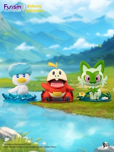 Playism Baokemeng Ornements en ABS faits à la main sur le thème des animaux de dessin animé, Grenouille et <span class=keywords><strong>Pikachu</strong></span>, pour jouets - Product Image 5