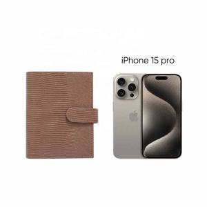 Organiseur de portefeuille en cuir de lézard Yihe Best Seller A7, reliure à 6 anneaux, feuilles mobiles, idéal pour le <span class=keywords><strong>bureau</strong></span> et comme cadeau d'argent - Product Image 4